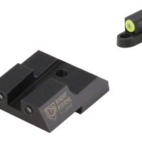 Night Fision CZU076003YGZG Tritium Night Sights For CZ-USA  Green Tritium Yellow Outline Front Sight-Green Tritium Black Outline Rear Sight CZ P-07/P-09