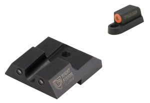 Night Fision CZU076007OGZG Tritium Night Sights For CZ-USA  Green Tritium Orange Outline Front Sight-Green Tritium Black Outline Rear Sight CZ P-07/P-09