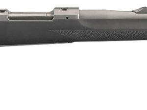 Ruger 57102 Hawkeye Alaskan Full Size 300 Win Mag 3+1 20" Matte Stainless Steel Threaded Barrel, Integral Scope Mounts Stainless Steel Receiver, Black Hogue OverMolded Synthetic Stock