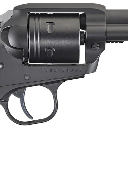 Ruger 2002 Wrangler  22 LR 6 Shot 4.62" Black Cerakote, Black Cerakote Aluminum Frame & Cylinder Black Checkered Polymer Grips