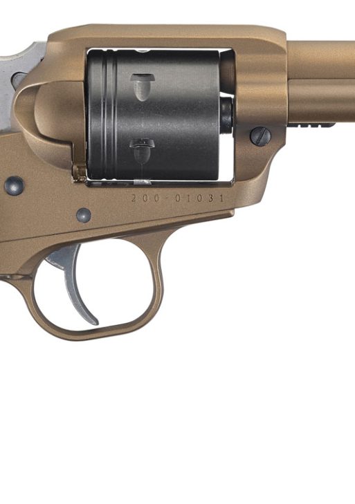 Ruger 2004 Wrangler  22 LR 6 Shot 4.62" Burnt Bronze Cerakote Barrel, Black Cerakote Cylinder, Burnt Bronze Cerakote Frame Black Checkered Polymer Grips