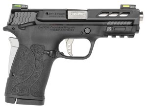 Smith & Wesson 12718 Performance Center M&P Shield EZ M2.0 380 ACP 3.80" 8+1 Matte Black Black Armornite Stainless Steel Slide Black Polymer Grip Silver Colored Accents