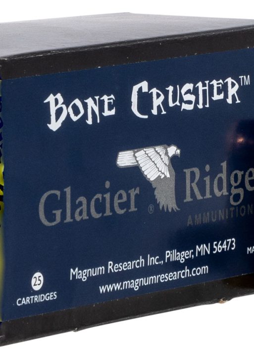 Magnum Research DEP50FP325 BoneCrusher  50AE 325gr Flat Point 25 Per Box/20 Case
