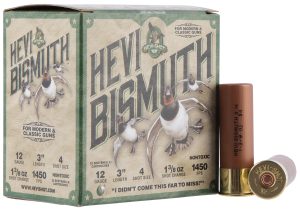 HEVI-Shot HS14004 HEVI-Bismuth  12Gauge 3" 1 3/8oz Bismuth 4Shot 25 Per Box/10 Case