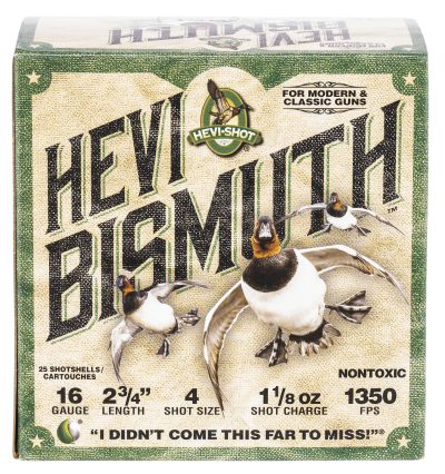 HEVI-Shot HS16704 HEVI-Bismuth  16Gauge 2.75" 1 1/8oz Bismuth 4Shot 25 Per Box/10 Case