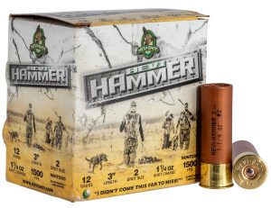 HEVI-Shot HS28002 HEVI-Hammer  12Gauge 3" 1 1/4oz 2Shot 25 Per Box/10 Case