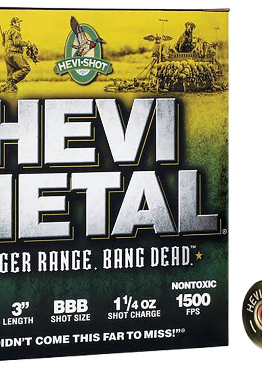 HEVI-Metal HS38008 HEVI-Metal Longer Range 12Gauge 3" 1 1/4oz BBBShot 25 Per Box/10 Case