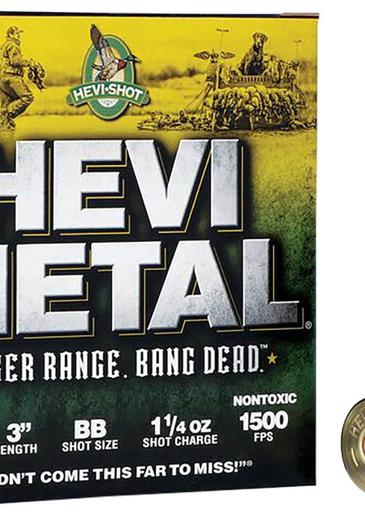 HEVI-Metal HS38088 HEVI-Metal Longer Range 12Gauge 3" 1 1/4oz BBShot 25 Per Box/10 Case