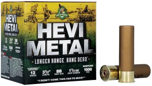 HEVI-Metal HS38588 HEVI-Metal Longer Range 12Gauge 3.50" 1 1/2oz BBShot 25 Per Box/10 Case