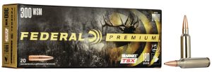 Federal P300WSMF Premium  300WSM 180gr Barnes TSX 20 Per Box/10 Case