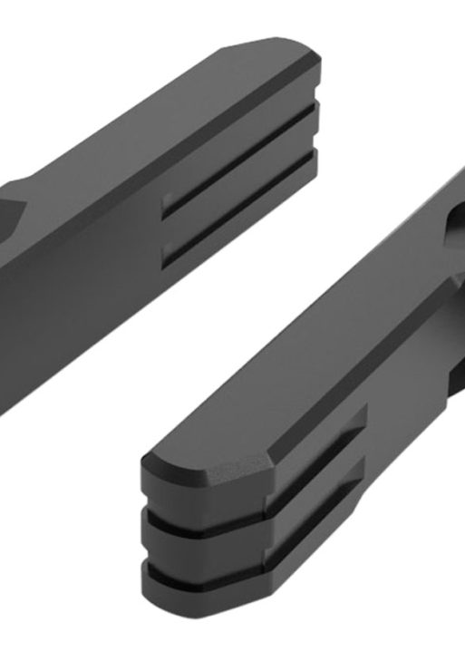 Cross Armory CRGMCBK Mag Catch  Extended Compatible w/Glock Gen1-3/P80 Black Anodized Aluminum