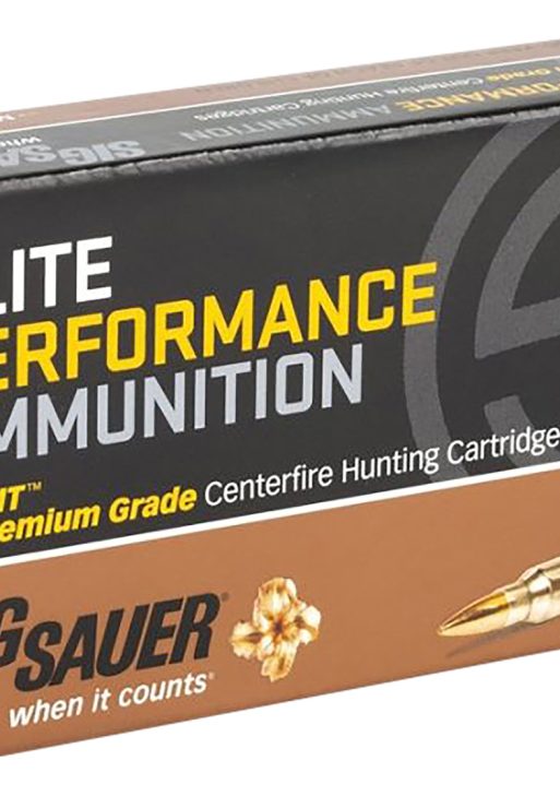 Sig Sauer E270H120 Elite Copper Hunting  270Win 130gr Copper Solid 20 Per Box/10 Case