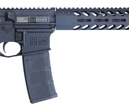 HM Defense HM15FMB556L Defender M5L  5.56x45mm NATO Caliber with 16" Barrel, 30+1 Capacity, Black Hard Coat Anodized Metal Finish, Black Mil-Spec HM Stock & Enhanced Polymer Grip Right Hand