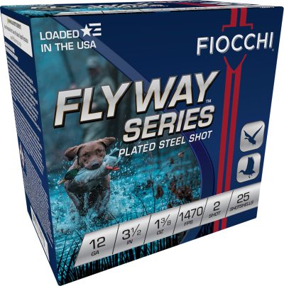 Fiocchi 1235ST2 Flyway  12Gauge 3.50" 1 3/8oz 2Shot 25 Per Box/10 Case