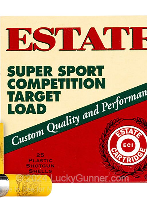 Estate Cartridge SS208 Super Sport Competition Target 20Gauge 2.75" 7/8oz 8Shot 25 Per Box/10 Case