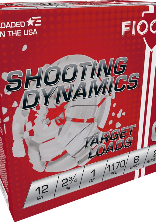 Fiocchi 12SD1L8 Shooting Dynamics Target 12Gauge 2.75" 1oz 8Shot 25 Per Box/10 Case