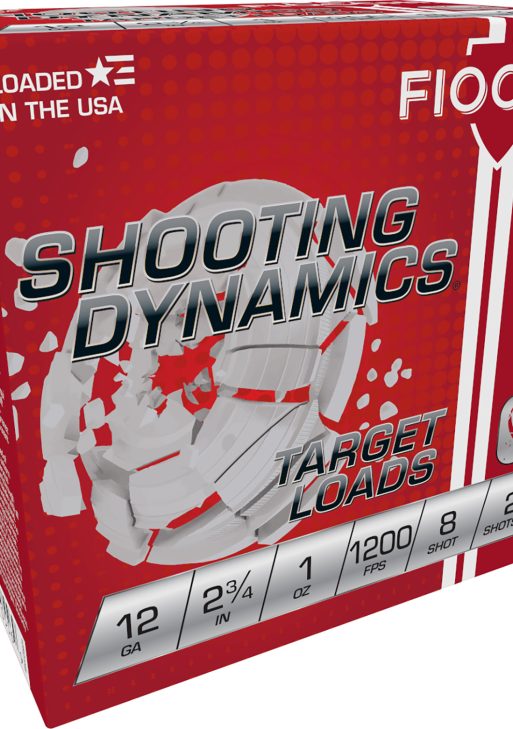 Fiocchi 12SD1H8 Shooting Dynamics Target 12Gauge 2.75" 1oz 8Shot 25 Per Box/10 Case