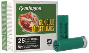 Remington Ammunition 20234 Gun Club  12Gauge 2.75" 1 1/8oz 8Shot 25 Per Box/10 Casse