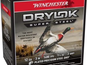 Winchester Ammo XSV1233 Drylok Super Steel Magnum 12Gauge 3" 1 1/4oz 3Shot 25 Per Box/10 Case