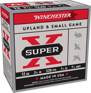 Winchester Ammo XU12SP7 Super X Heavy Game Load 12Gauge 2.75" 1 1/4oz 7.5Shot 25 Per Box/10 Case