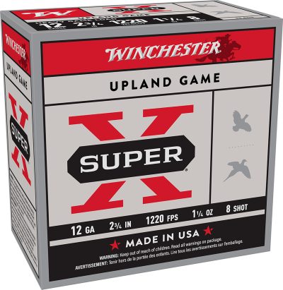 Winchester Ammo XU12SP8 Super X Heavy Game Load 12Gauge 2.75" 1 1/4oz 8Shot 25 Per Box/10 Case