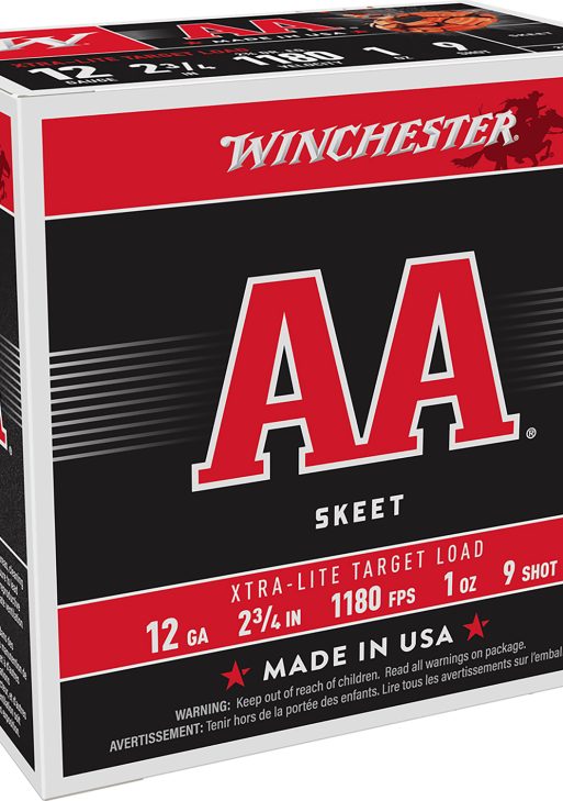 Winchester Ammo AAL129 AA Xtra-Lite 12Gauge 2.75" 1oz 9Shot 25 Per Box/10 Case