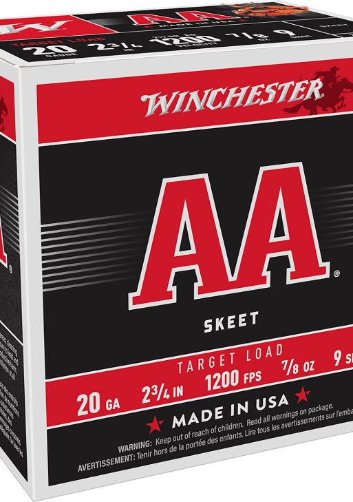 Winchester Ammo AA209 AA  20Gauge 2.75" 7/8oz 9Shot 25 Per Box/10 Case