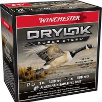 Winchester Ammo XSC123BBB Drylok Super Steel Magnum 12Gauge 3" 1 1/4oz BBBShot 25 Per Box/10 Case