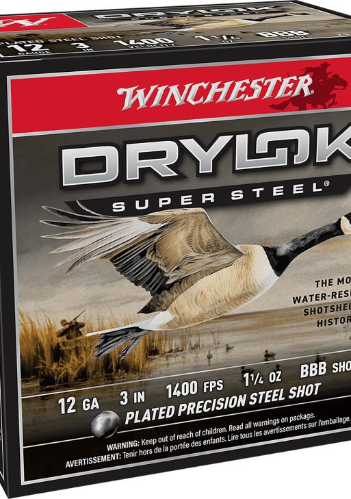 Winchester Ammo XSC123BBB Drylok Super Steel Magnum 12Gauge 3" 1 1/4oz BBBShot 25 Per Box/10 Case