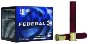 Federal H4136 Game-Shok High Brass 410Gauge 3" 11/16oz 6Shot 25 Per Box/10 Case