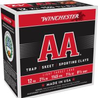 Winchester Ammo AA1285 AA Light Target 12Gauge 2.75" 1 1/8oz 8.5Shot 25 Per Box/10 Case