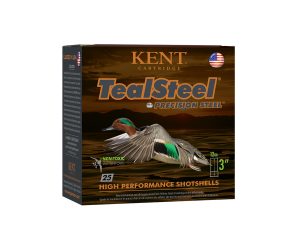 Kent Cartridge KTS123365 TealSteel Precision Steel 12Gauge 3" 1 1/4oz 5Shot 25 Per Box/10 Case