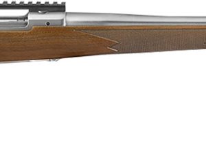 Ruger 57109 Hawkeye Hunter Full Size 300 Win Mag 3+1 24" Satin Stainless Steel Threaded Barrel, Picatinny Rail Steel Receiver, Fixed American Walnut w/Pistol Grip Stock