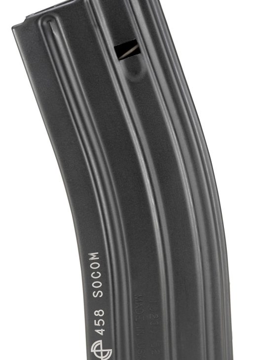 DuraMag 1058041175CPD SS  10rd 458 SOCOM for AR-15 Black w/ Black Follower Detachable
