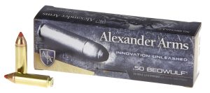 Alexander Arms AB300FTXBOX FTX  50Beowulf 300gr Hornady FTX 20 Per Box/10 Case