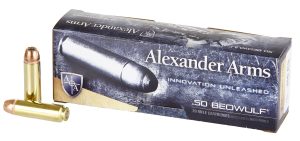 Alexander Arms AB350XTPBOX XTP  50Beowulf 350gr Hornady XTP Hollow Point 20 Per Box/10 Case
