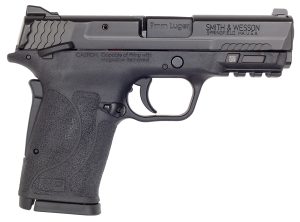 Smith & Wesson 12436 M&P Shield EZ M2.0 Compact Slim 9mm Luger 8+1 3.67" Black Armornite Barrel & Serrated Slide, Matte Black Polymer Frame w/Picatinny Rail Black Polymer Grips Right Hand