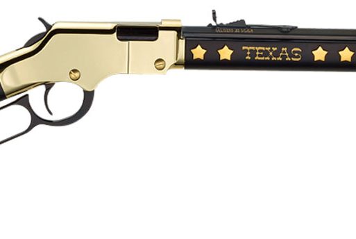 Henry H004TX Golden Boy Texas Tribute Full Size 22 Short, 22 Long, 22 LR, 16 LR/21 Short, 20" Blued Barrel, Brasslite Metal Finish & American Walnut Stock Right Hand