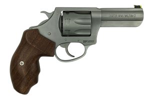 Charter Arms 73230 Professional IV Large 32 H&R Mag, 7 Shot 3" Matte Stainless Steel Barrel & Cylinder, Anodized Aluminum Frame w/Finger Grooved Wood Grip
