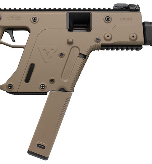 Kriss USA KV45CFD20 Vector CRB G2 45 ACP 30+1 16" Black Nitride Threaded Barrel, Flat Dark Earth Picatinny Rail Aluminum Receiver, FDE Synthetic 6 Position Stock & Polymer Grip