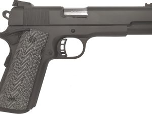Rock Island 56636 Rock Ultra FS Combo 9mm Luger or 22TCM9R Caliber with 5" Barrel, 10+1 Capacity, Overall Black Parkerized Finish Steel, Beavertail Frame, Serrated Slide & Black G10 Grip