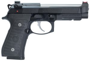 Langdon Tactical Tech LTT-92E-FSTJ 92 Elite LTT  9mm Luger Caliber with 4.70" Barrel, 15+1 Capacity, Overall Black Finish Steel, Picatinny Rail Frame, Serrated Slide, VZ/LTT G10 Grip & Trigger Job