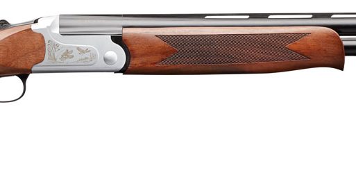 Charles Daly 930217 202  Full Size 20 Gauge Break Open 3" 2rd 26" Blued Vent Rib Barrel, Silver Engraved Steel Receiver, Fixed Walnut Wood Stock