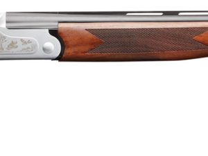 Charles Daly 930197 202  Full Size 12 Gauge Break Open 3" 2rd 28" Blued Vent Rib Barrel, Silver Engraved Steel Receiver, Fixed Walnut Wood Stock