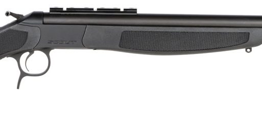 CVA CR4830 Scout  Full Size 450 Bushmaster 1rd 25" Matte Blued Single Shot Barrel, Matte Blued Steel Receiver w/DuraSight Rail, Black Fixed Synthetic Stock, Ambidextrous