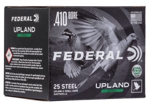 Federal USH4106 Upland Field & Range 410Gauge 3" 3/8oz 6Shot 25 Per Box/10 Case