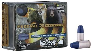 Federal P9SHC1 Premium  9mmLuger+P 147gr Solid Core Synthetic Flat Nose 20 Per Box/10 Case