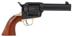Taylors & Company 550432 Old Randall  45 Colt (LC) Caliber with 4.75" Barrel, 6rd Capacity Cylinder, Overall Blued Finish Steel & Walnut Navy Size Grip