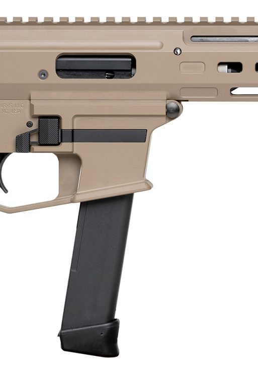 Angstadt Arms AAMDP09PF6 MDP-9  9mm Luger 27+1 5.85" Black Melonite Threaded Barrel, M-LOK Free-Float Handguards, Flat Dark Earth Cerakote Aluminum Picatinny Rail Receiver, Black Polymer Grips