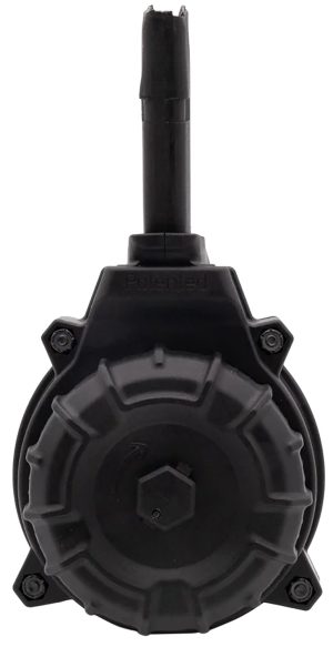 ProMag DRMA14 Standard  50rd Drum 9mm Luger Compatible w/ Glock 43 Black DuPont Zytel Polymer